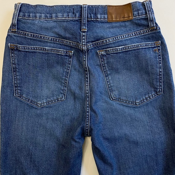 Madewell The Perfect Vintage Jean, Frayed/Raw Split Hem Style, 28 Waist, Blue - Picture 6 of 16